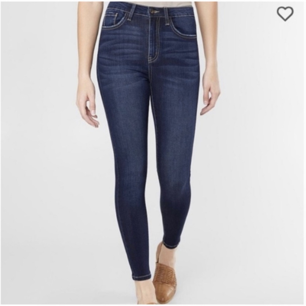 EUC Kancan High Rise Skinny Ankle Jeans Sz 7/27